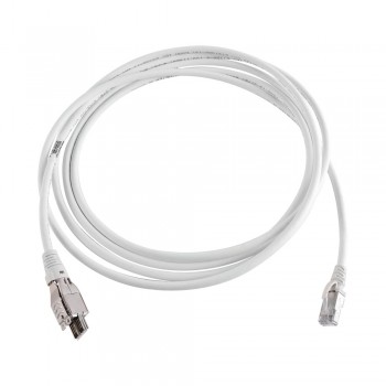Siemon Cable Patch Cat6a TERA Macho - RJ-45 Macho, 10 Metros, Blanco - Envío Gratis