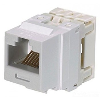 Panduit Jack de Red Cat6 de 8 Posiciones, Marfil - Envío Gratis