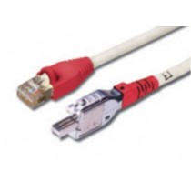 Siemon Cable Patch Cat5e FTP TERA Macho - RJ-45 Macho, 3 Metros, Blanco - Envío Gratis