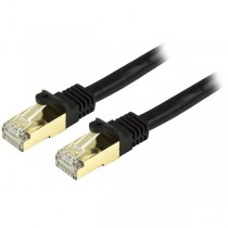 StarTech.com Cable Patch Cat6a STP Blindado sin Enganches RJ-45 Macho - RJ-45 Macho, 6.1 Metros, Negro - Envío Gratis