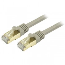 StarTech.com Cable Patch Cat6a STP Blindado sin Enganches RJ-45 Macho - RJ-45 Macho, 7.6 Metros, Gris - Envío Gratis