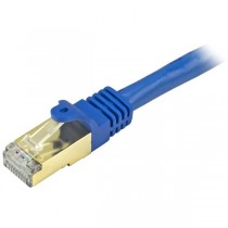 StarTech.com Cable Patch Cat6a STP Blindado sin Enganches RJ-45 Macho - RJ-45 Macho, 1.5 Metros, Azul - Envío Gratis