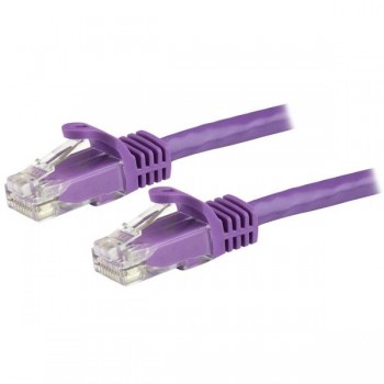 StarTech.com Cable Patch Cat6 UTP sin Enganches RJ-45 Macho - RJ-45 Macho, 20cm, Púrpura - Envío Gratis