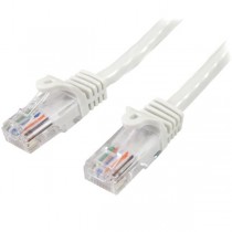 StarTech.com Cable Patch Cat5e UTP sin Enganches RJ-45 Macho - RJ- 45 Macho, 10 Metros, Blanco - Envío Gratis