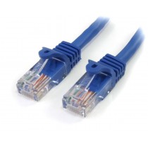 StarTech.com Cable Patch Cat5e UTP sin Enganches RJ-45 Macho - RJ-45 Macho, 5 Metros, Azul - Envío Gratis