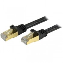 StarTech.com Cable Patch Cat6a STP Blindado sin Enganches RJ-45 Macho - RJ-45 Macho, 3 Metros, Negro - Envío Gratis