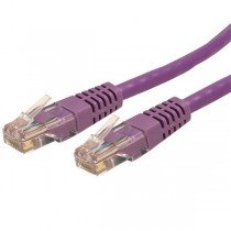 StarTech.com Cable Patch Cat6 UTP Moldeado RJ-45 Macho - RJ-45 Macho, 3 Metros, Morado - Envío Gratis