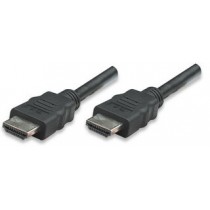Manhattan Cable HDMI de Alta Velocidad con Canal Ethernet, HDMI Macho - HMDI Macho, 3 Metros, Negro - Envío Gratis