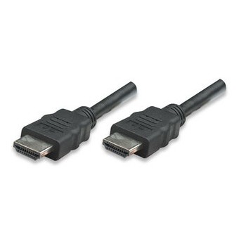 Manhattan Cable HDMI de Alta Velocidad con Canal Ethernet, HDMI Macho - HMDI Macho, 3 Metros, Negro - Envío Gratis