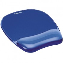 Mousepad Fellowes con Descansa Munecas de Gel, 20.2x23cm, Grosor 3.2cm, Azul - Envío Gratis