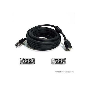 Belkin Cable VGA/SVGA, 2x D-Sub (HD15), 4.6 Metros, Negro - Envío Gratis