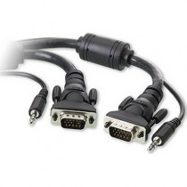 Belkin Cable VGA + 3.5mm Macho - Macho, 3 Metros - Envío Gratis