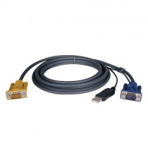 Tripp Lite Cable HD15 Macho - HD15 Macho / USB A, 1.8 Metros - Envío Gratis