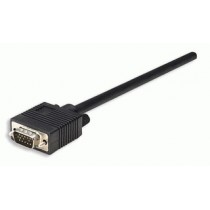 Manhattan Cable para Monitor SVGA 8mm, HD15 Macho - HD15 Hembra, 15 Metros, Negro - Envío Gratis