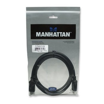 Manhattan Cable de Video DisplayPort - DisplayPort, 2 Metros, Negro - Envío Gratis