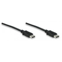 Manhattan Cable DisplayPort - DisplayPort, 3 Metros, Negro - Envío Gratis