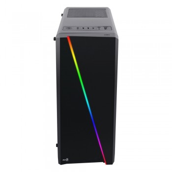 Gabinete Aerocool Cylon con Ventana RGB, Midi-Tower, ATX/micro ATX/mini-ITX, USB 2.0/3.0, Negro - Envío Gratis