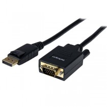 StarTech.com Cable DisplayPort Macho - VGA (D-Sub) Macho, 1.8 Metros, Negro - Envío Gratis