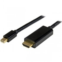 StarTech.com Cable Convertidor Mini DisplayPort - HDMI, Ultra HD 4K, 1 Metro, Negro - Envío Gratis