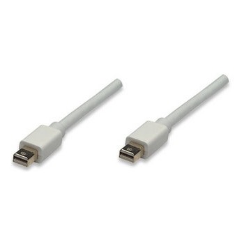 Manhattan Cable Mini DisplayPort Macho - Mini DisplayPort Macho, 2 Metros, Blanco - Envío Gratis