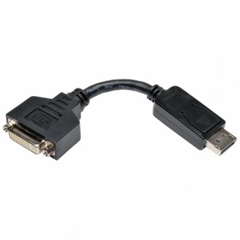 Tripp Lite Cable Adaptador Displayport Macho - DVI-I Hembra, 15cm, Negro - Envío Gratis