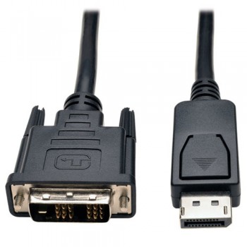 Tripp Lite Cable DisplayPort Macho - DVI-D Macho, 3.05 Metros, Negro - Envío Gratis