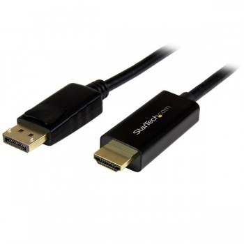 StarTech.com Cable DisplayPort Macho - HDMI Macho, 3 Metros, Negro - Envío Gratis