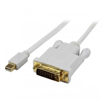 StarTech.com Cable Activo de Video, mini DisplayPort Macho - DVI-D Macho, 91cm, Blanco - Envío Gratis