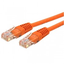 StarTech.com Cable Patch Cat6 UTP Moldeado, RJ-45 Macho - RJ-45 Macho, 15.2 Metros, Naranja - Envío Gratis