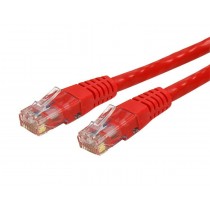 StarTech.com Cable Patch Cat6 UTP Moldeado, RJ-45 Macho - RJ-45 Macho, 30.5 Metros, Rojo - Envío Gratis