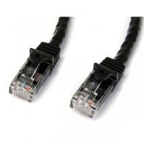 StarTech.com Cable Patch Cat6 UTP sin Enganches, RJ-45 Macho - RJ-45 Macho, 7.62 Metros, Negro - Envío Gratis
