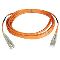 Tripp Lite Cable Fibra Óptica Multimodo OFNR 2x LC Macho - 2x LC Macho, 30cm, Naranja - Envío Gratis