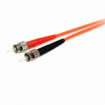 StarTech.com Cable Fibra Óptica Multimodo Dúplex LC Macho - ST Macho, 1 Metro, Naranja - Envío Gratis
