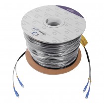 LinkedPRO Cable Fibra Óptica Monomodo 9/125 SC Macho - SC Macho, 300 Metros, Negro - Envío Gratis