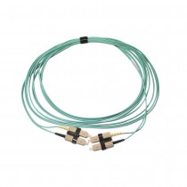 Siemon Cable Fibra Óptica OM3 SC Macho - SC Macho, 5 Metros, Aqua - Envío Gratis