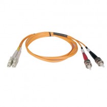 Tripp Lite Cable Fibra Óptica 2x LC Macho - 2x ST Macho, 2 Metros, Naranja - Envío Gratis