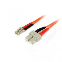 StarTech.com Cable Fibra Óptica OM2 LC Macho - SC Macho, 3 Metros, Naranja - Envío Gratis