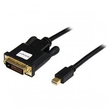 StarTech.com Cable mini DisplayPort Macho - DVI Macho, 1.8 Metros, Negro - Envío Gratis