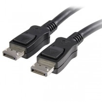 StarTech.com Cable con Cierre de Seguridad, DisplayPort Macho - DisplayPort Macho, 4.5 Metros, Negro - Envío Gratis