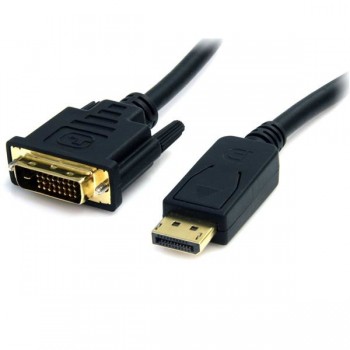 StarTech.com Cable DisplayPort Macho - DVI-D Macho, 1.8 Metros, Negro - Envío Gratis