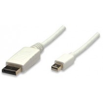 Manhattan Cable Mini DisplayPort - DisplayPort, 2 Metros, Blanco - Envío Gratis