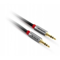 Acteck Cable AUX 3.5mm Macho - 3.5mm Macho, 1 Metro, Negro - Envío Gratis