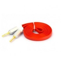 Naceb Cable 3.5mm Macho - 3.5mm Macho, 1 Metro, Rojo - Envío Gratis