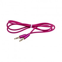 Naceb Cable Auxiliar 3.5mm Macho - 3.5mm Macho, 1 Metro, Rosa - Envío Gratis