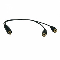 Tripp Lite Cable Divisor en ''Y'' 3.5mm Macho - 2x 3.5mm Hembra, 30cm, Negro - Envío Gratis