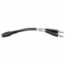 Tripp Lite Cable Divisor de Diadema 2x 3.5mm Macho - 3.5mm Hembra, 15.2, Negro - Envío Gratis