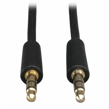 Tripp Lite Cable 3.5mm Macho - 3.5mm Macho, 30cm, Negro - Envío Gratis