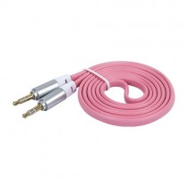 Naceb Cable 3.5mm Macho - 3.5mm Macho, 1 Metro, Rosa - Envío Gratis