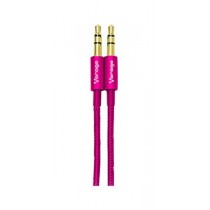 Vorago Cable 3.5mm Macho - 3.5mm Macho, 1 Metro, Rosa Metálico - Envío Gratis