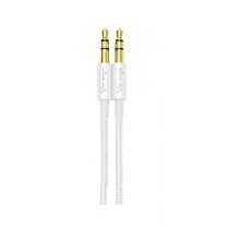 Vorago Cable 3.5mm Macho - 3.5mm Macho, 1 Metro, Blanco Metálico - Envío Gratis